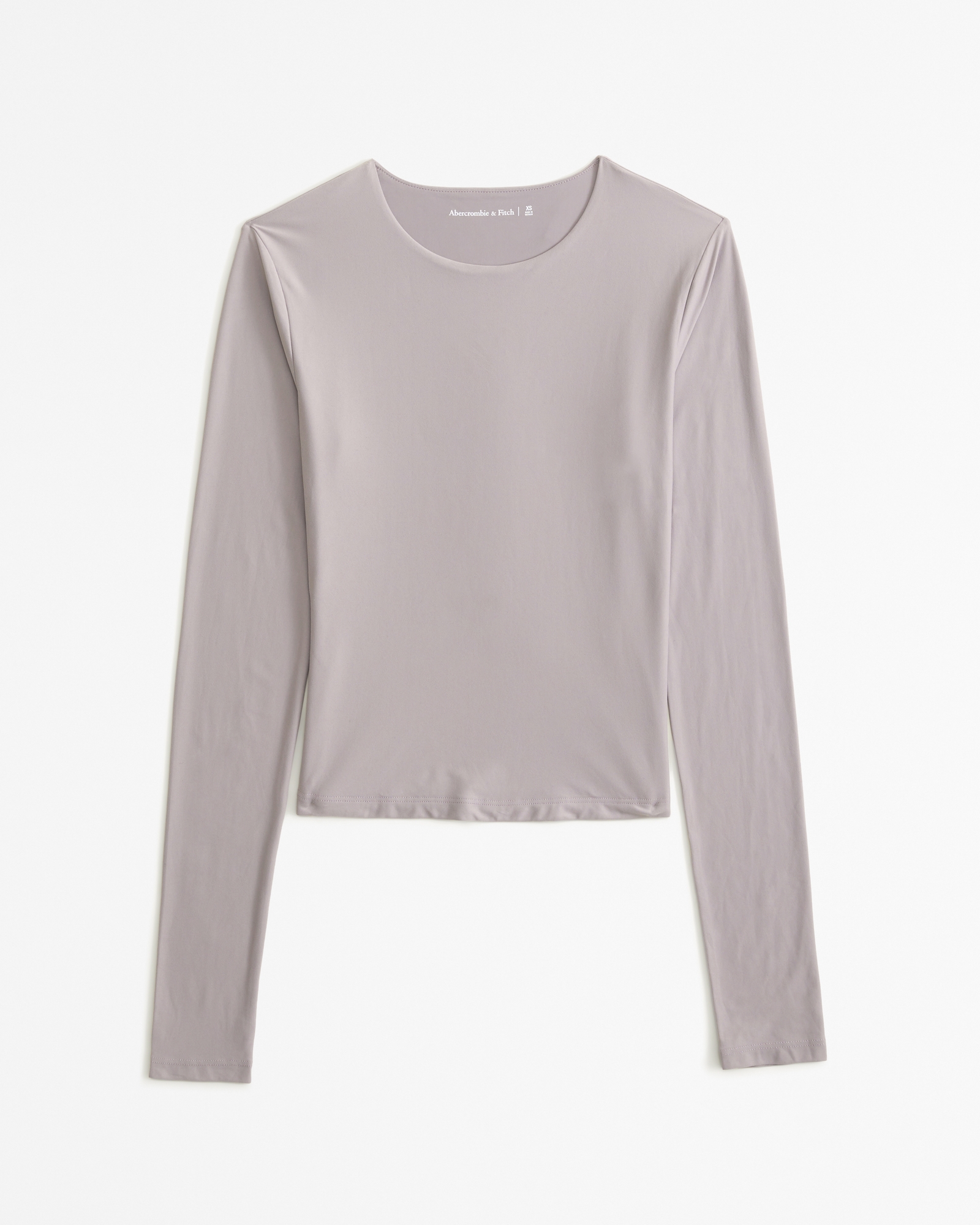 Soft Matte Seamless Long-Sleeve Cropped Crew Top