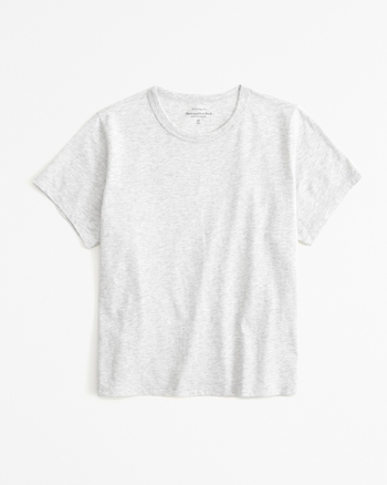 Women's Essential Polished Body-Skimming Tee | Women's Tops | Abercrombie.com