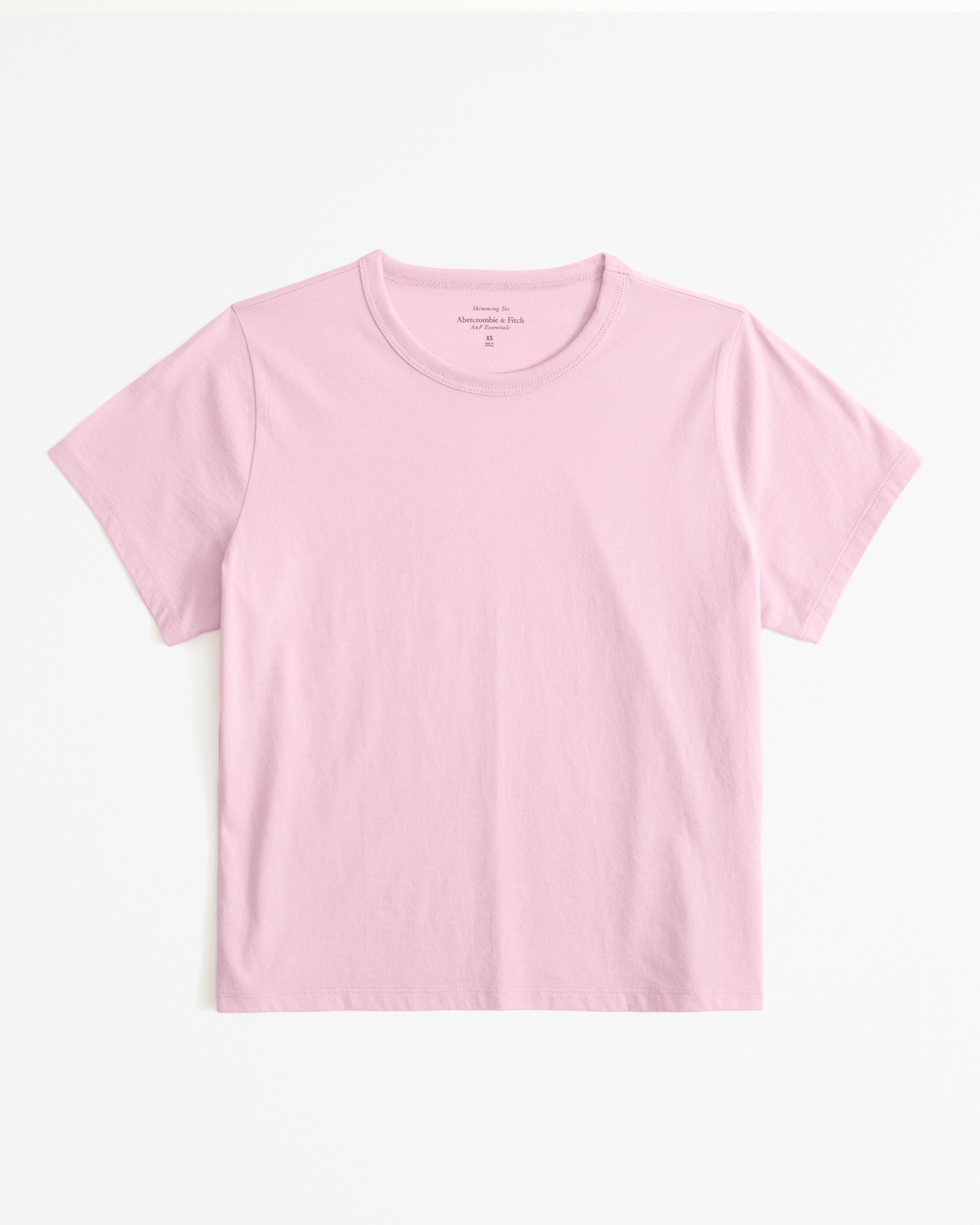 Hollister Women's Short Sleeve Pink White Striped Tee T Shirt Top Size  Medium
