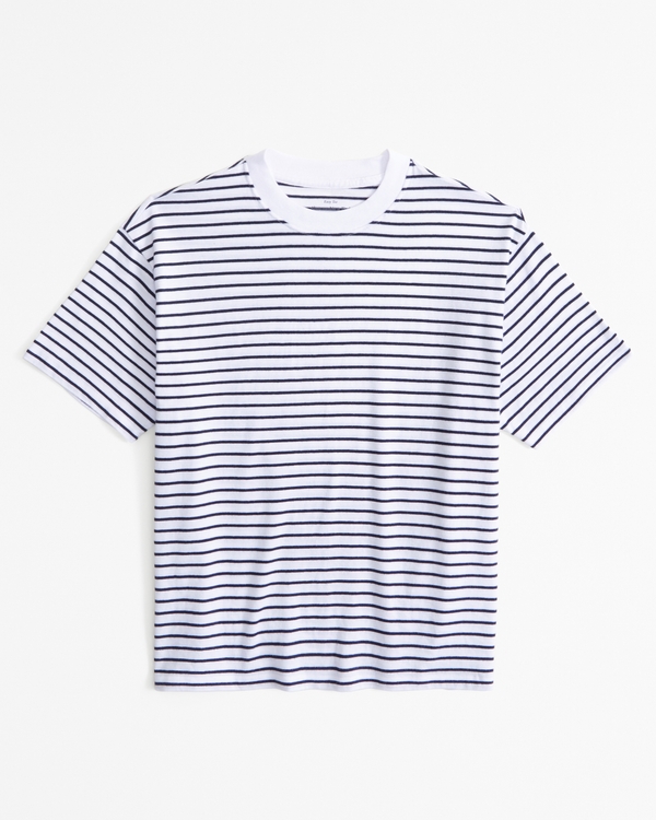 Essential Easy Tee, Navy Stripe