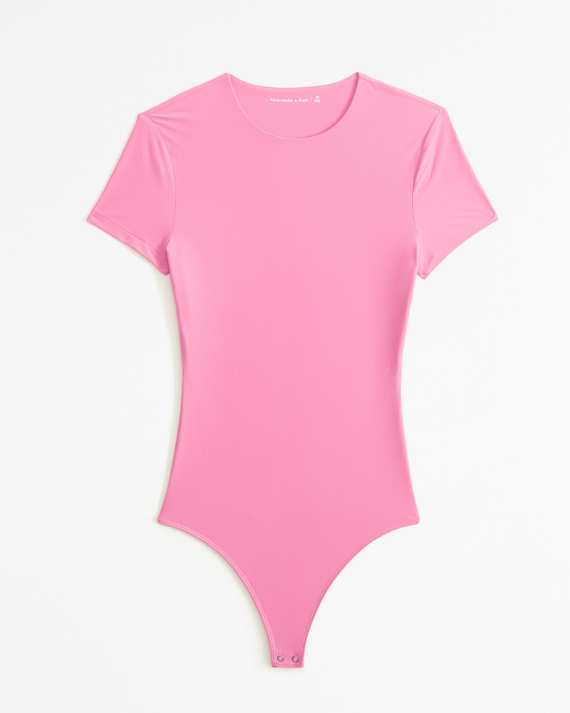 Analise Medium Pink High Compression Bodysuit, S