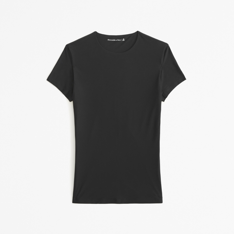 Женские футболки Abercrombie & Fitch Soft Matte Seamless Fabric Tuckable Baby Tee
