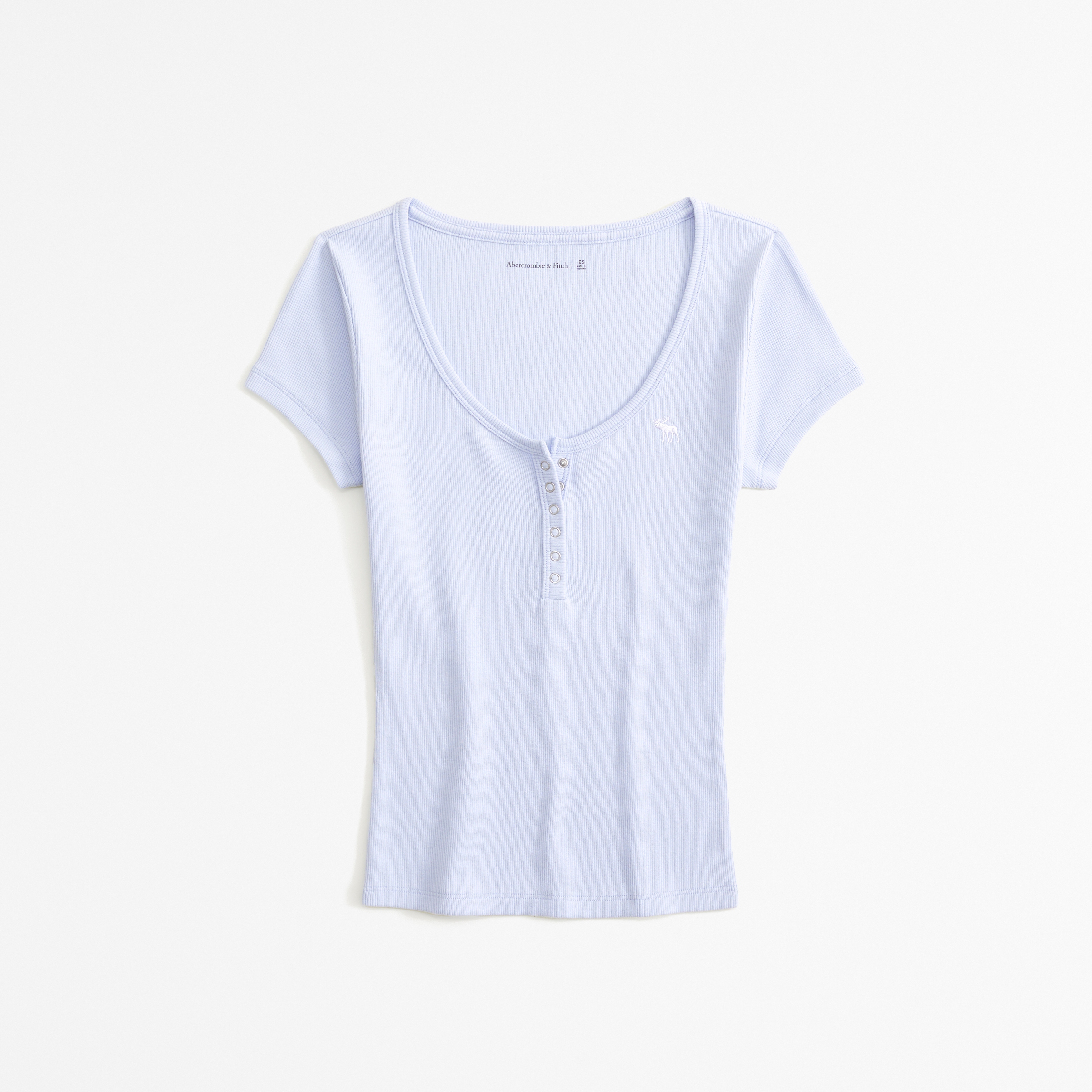 Women's Short-Sleeve Icon Henley Rib Top | Women's Clearance