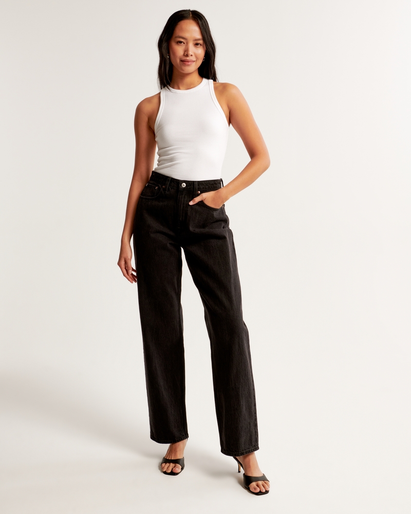 Essential Tuckable High-Neck Rib Tank