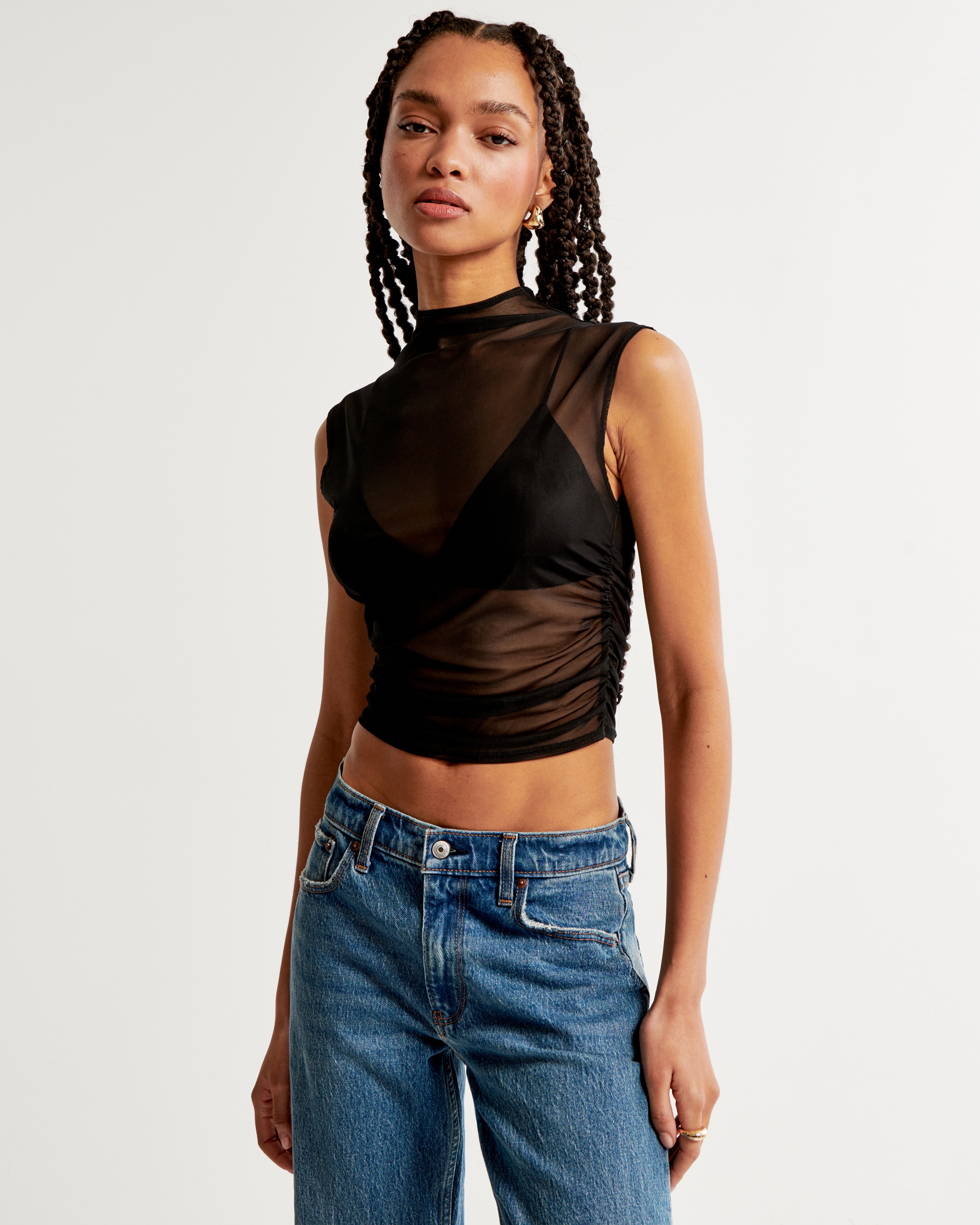 The A&F Paloma Mesh Top