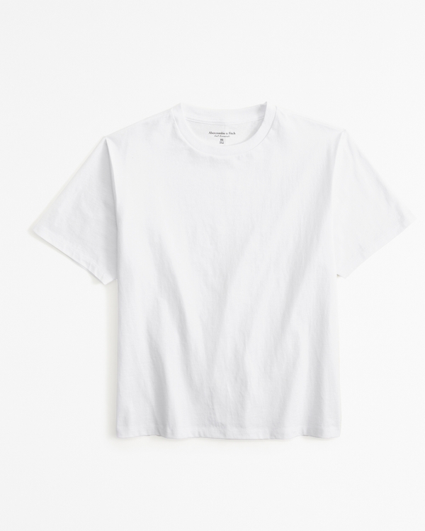 Essential Premium Polished Relaxed Tee, White
