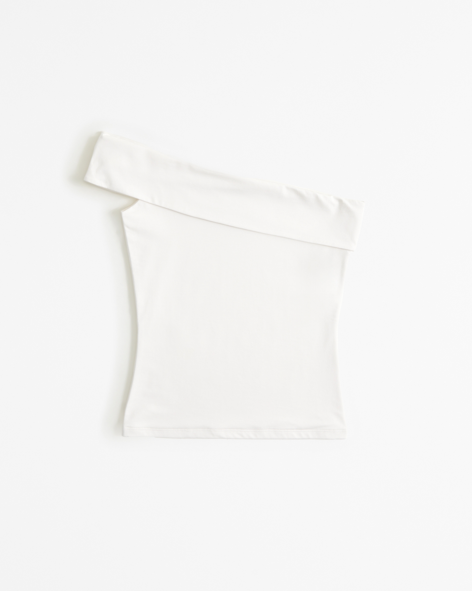 Asymmetrical Cotton-Modal Top