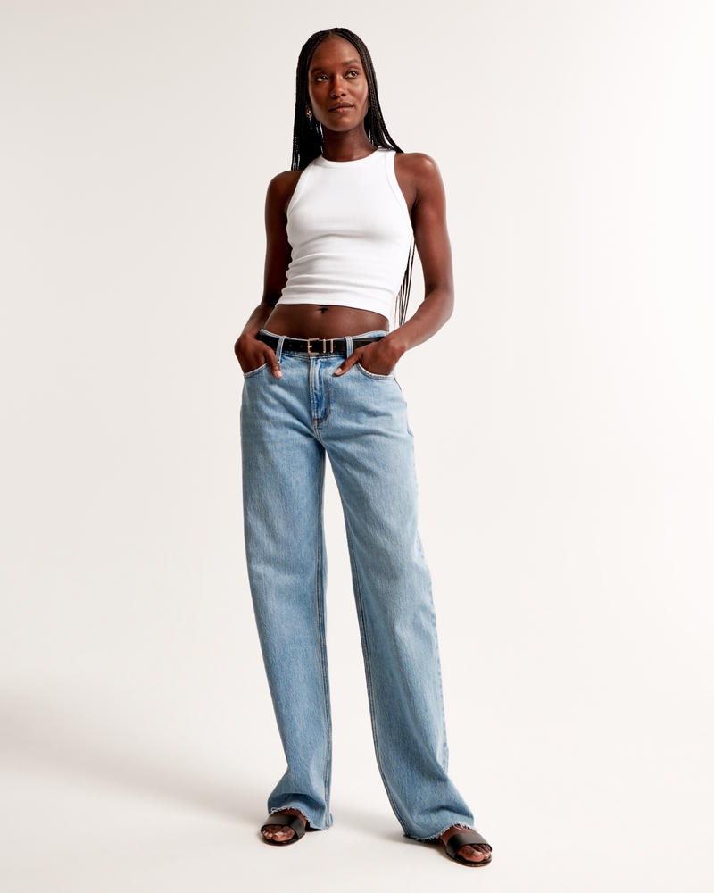 Essential High-Neck Rib Tank