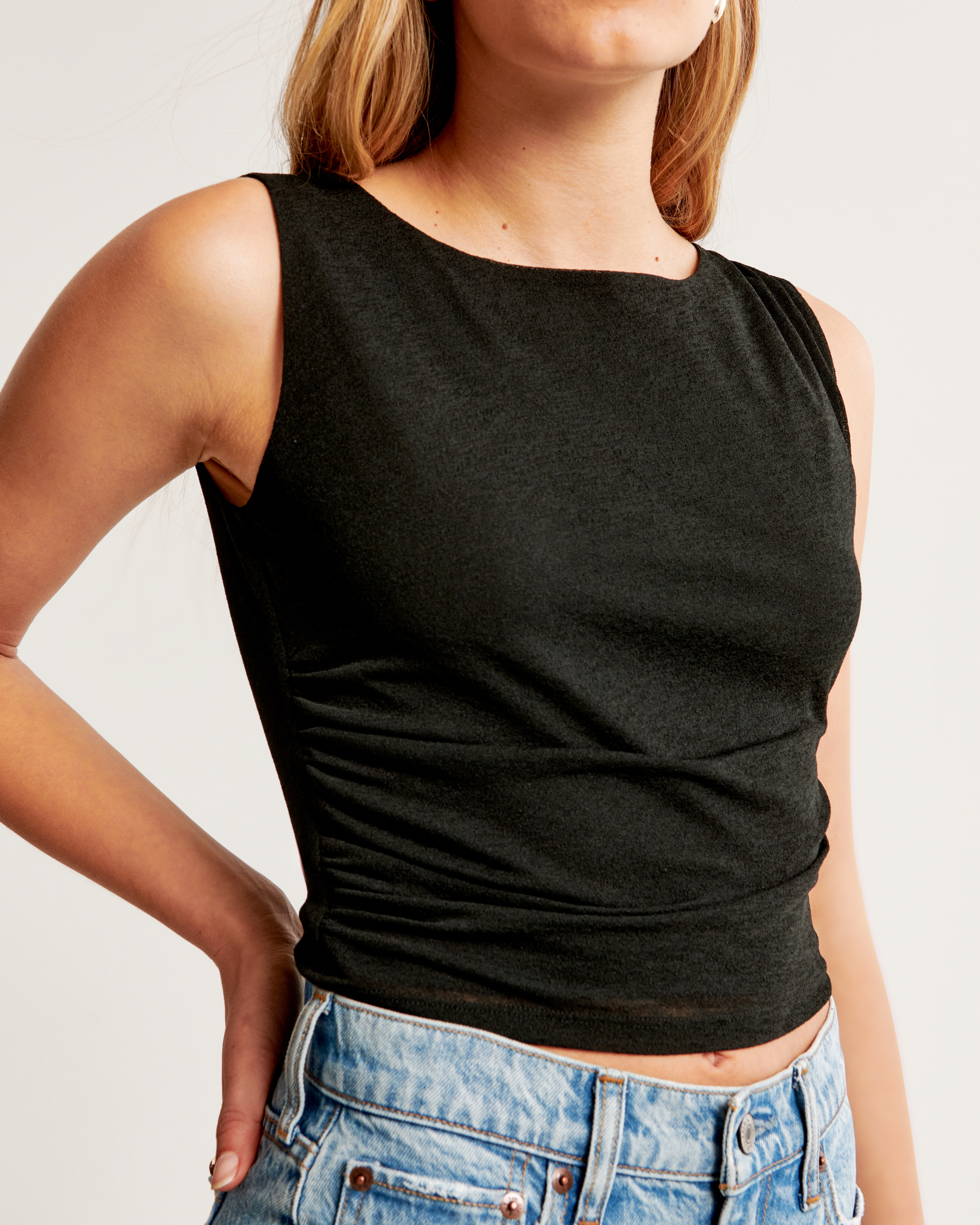 Women s Mesh Shell Top Women s Clearance Abercrombie