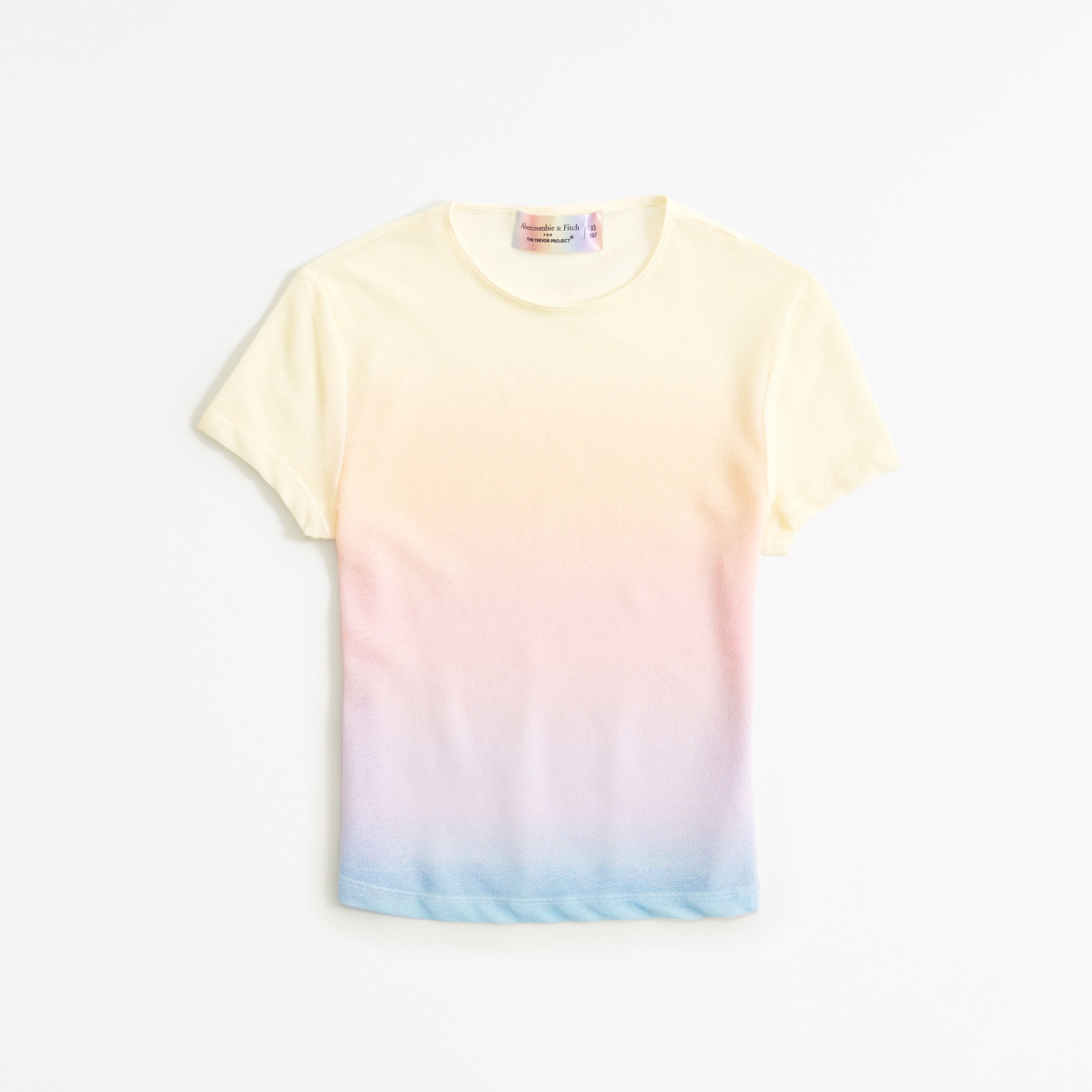 Abercrombie & Fitch Pride Mesh Baby Tee In Multi