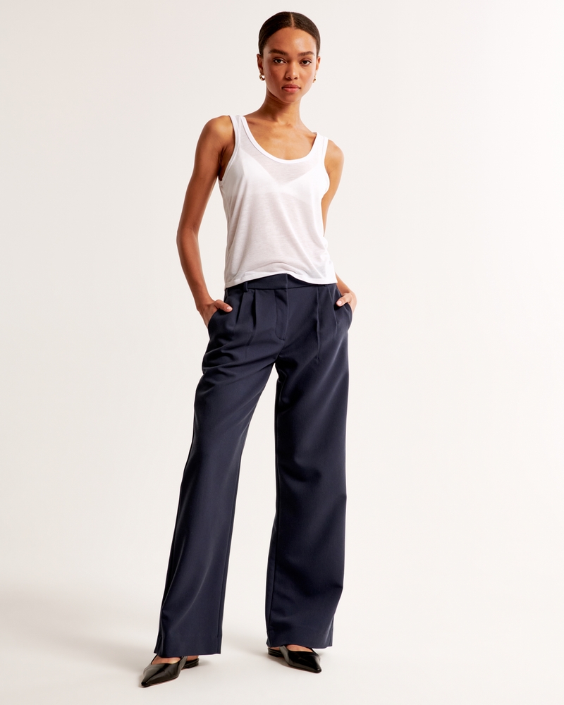 Sheer Jersey Scoopneck Tank