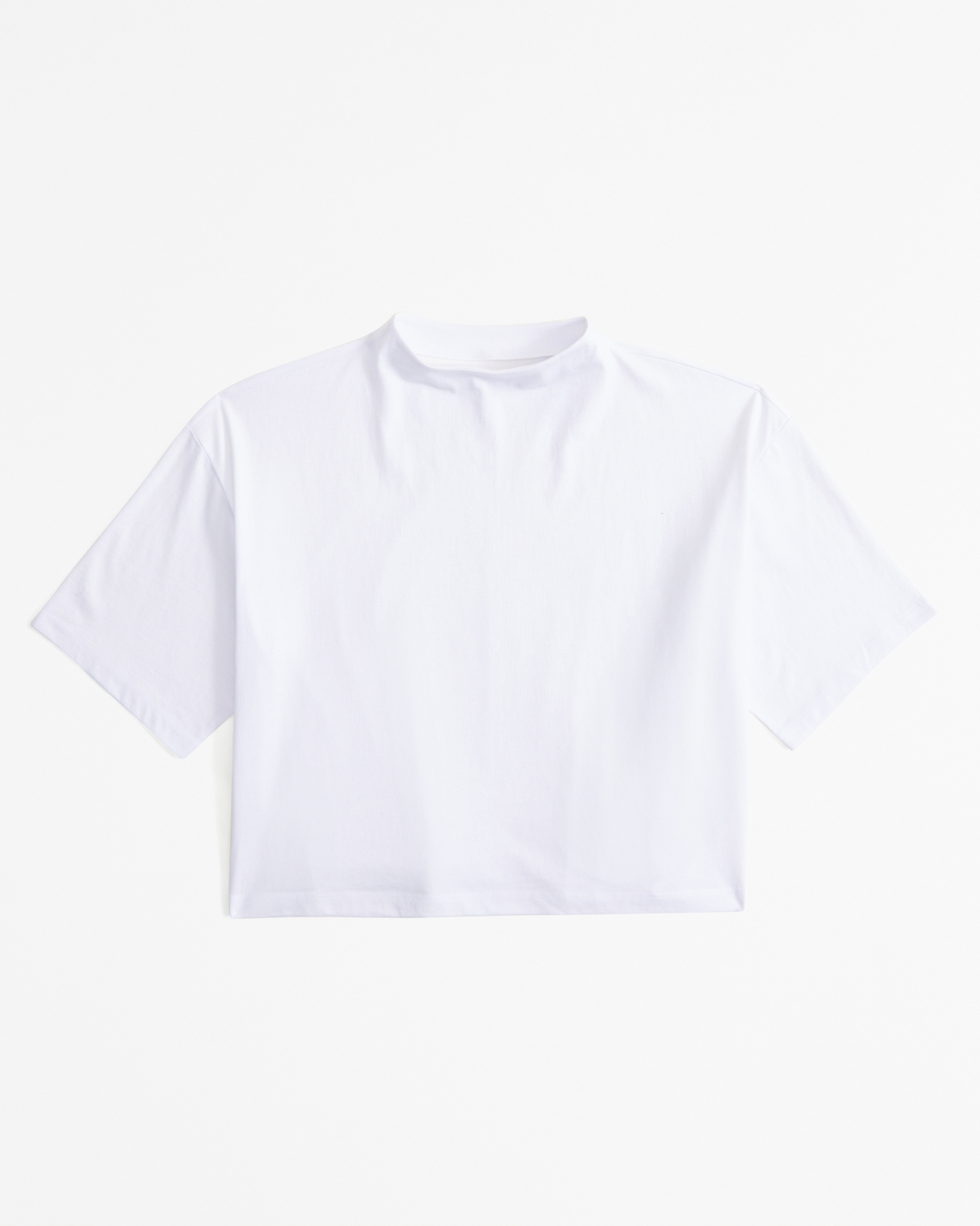 Essential Premium Polished Half-Sleeve Mockneck Tee