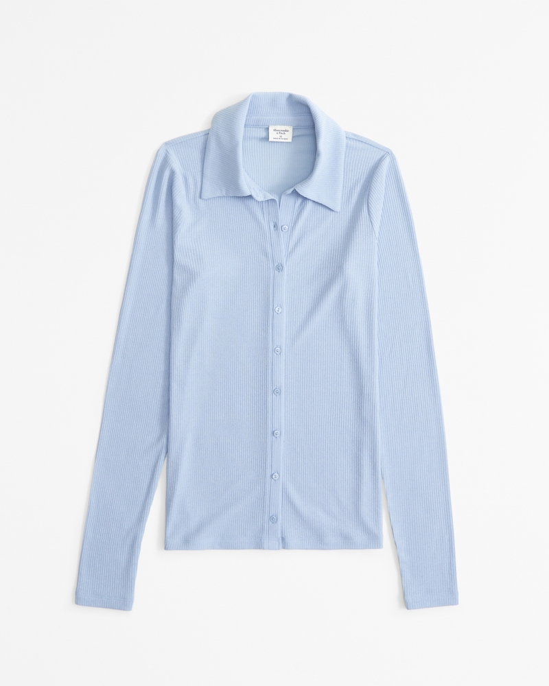 Shannon Sheer Button Down Bodysuit