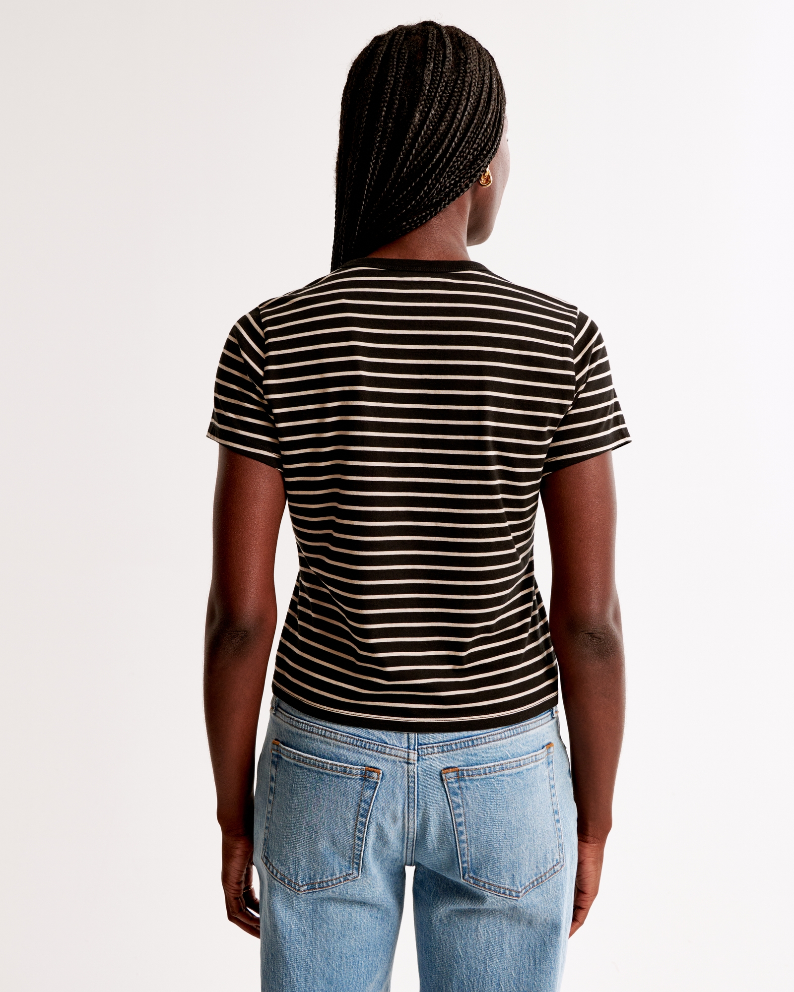 Essential Polished Body-Skimming Tee