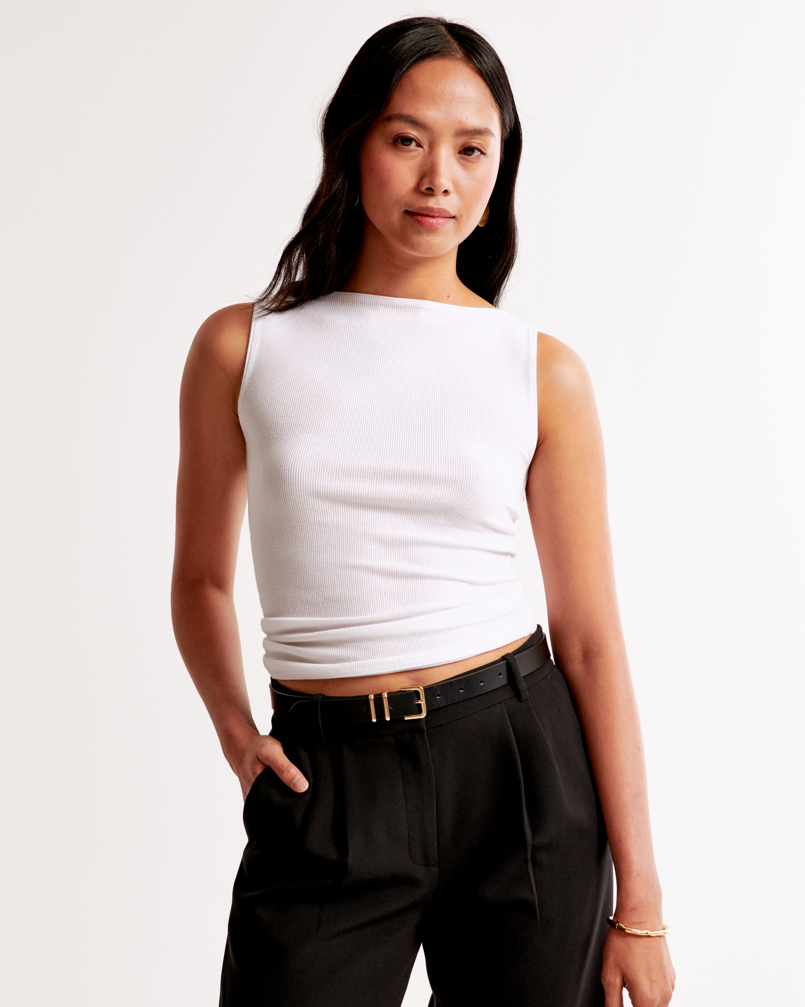 Wide Rib Slash Top