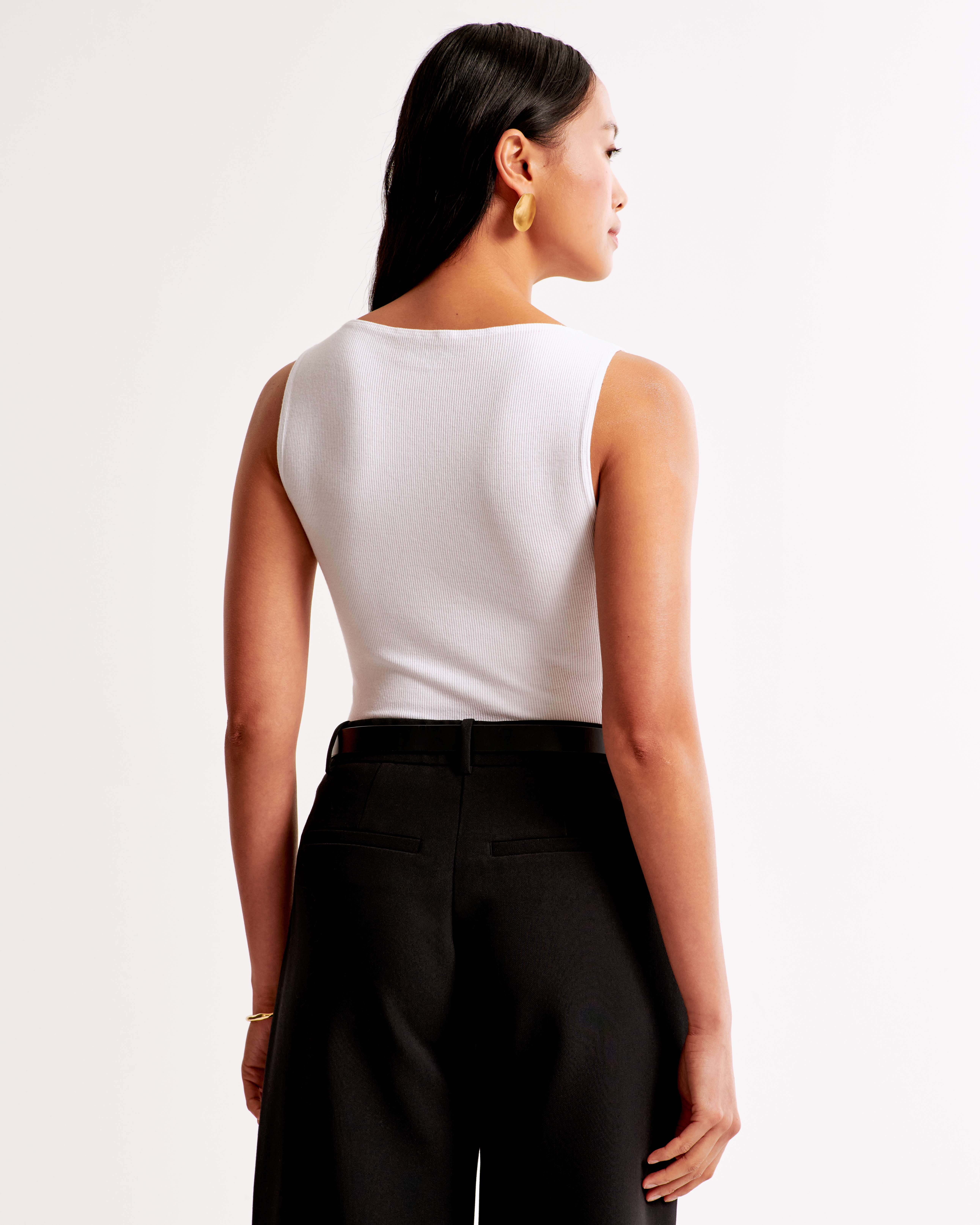Women's Wide Rib Slash Top | Women's Tops | Abercrombie.com