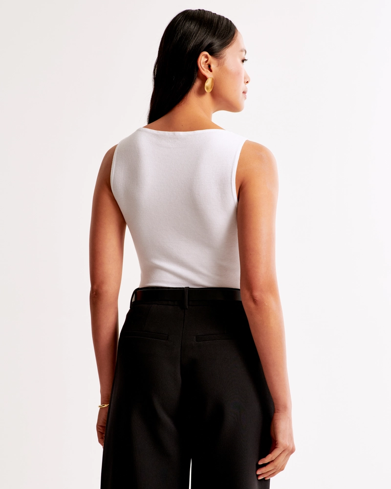 Wide Rib Slash Top