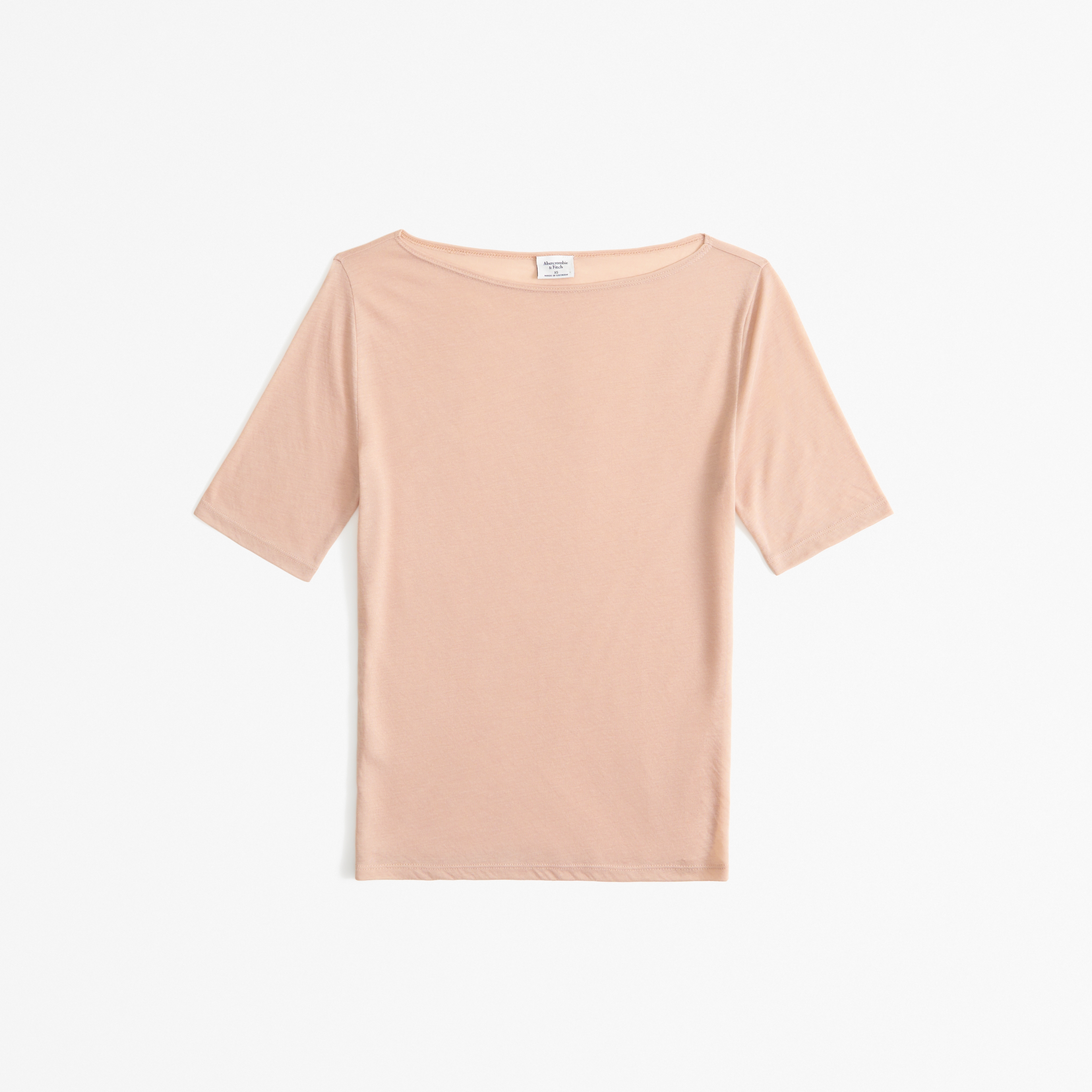 Women's Sheer Half-Sleeve Slash Top | Women's Tops