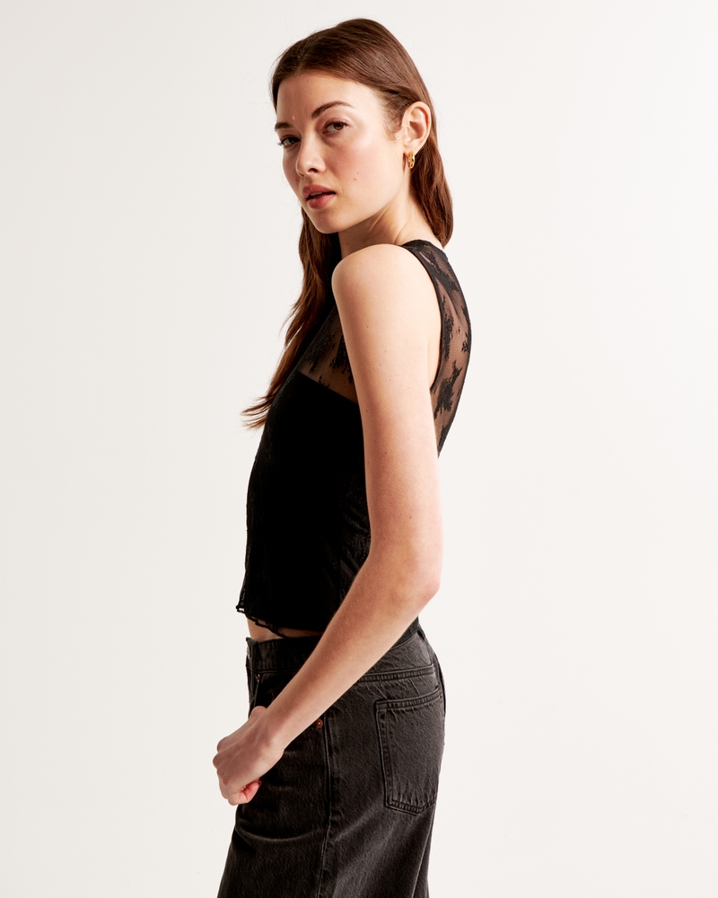 Lace Shell Top - thumbnail 3