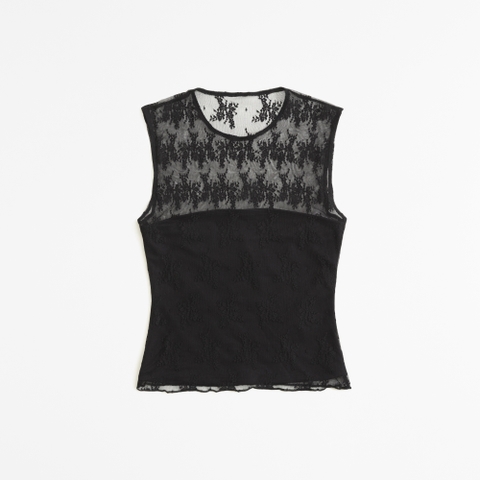 Женские топы Abercrombie & Fitch Lace Shell Top