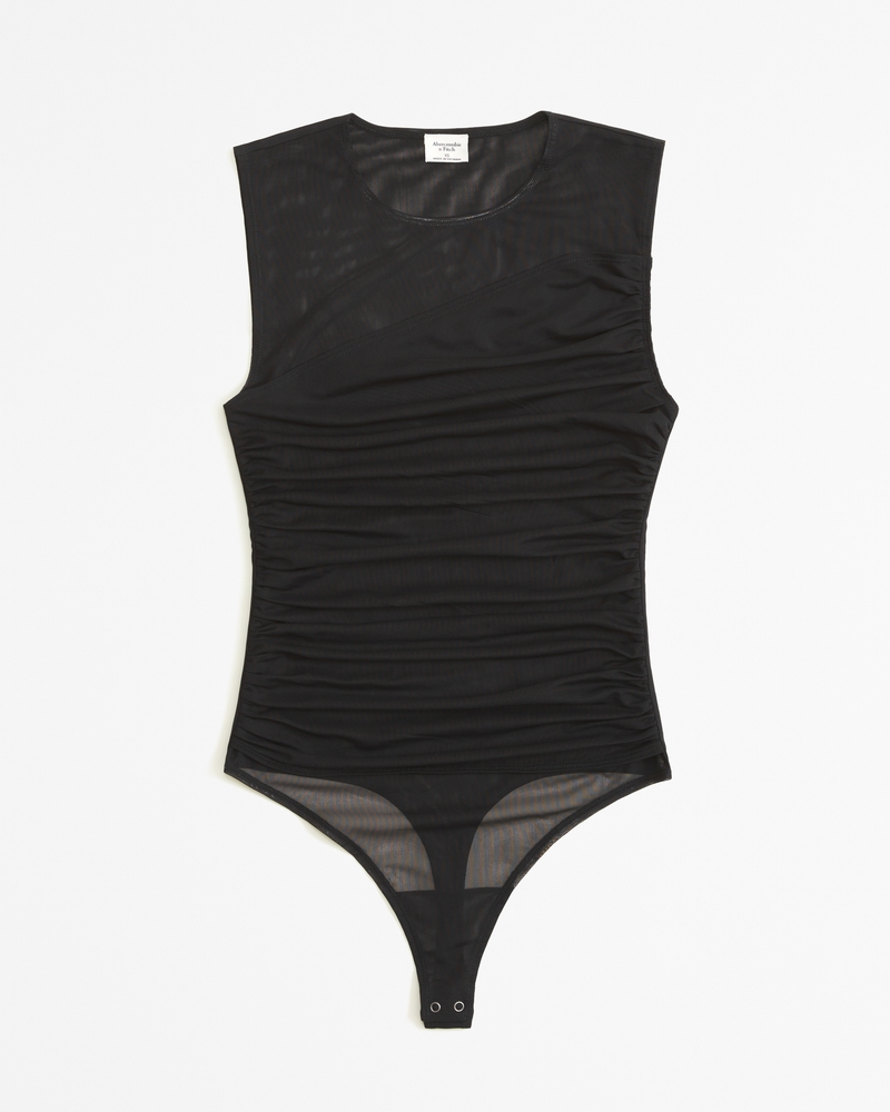 Abercrombie & Fitch Lace Bodysuit in Black