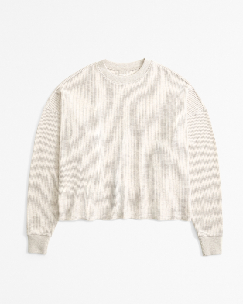 Women's Long-Sleeve Oversized Dolman Waffle Tee | Women's Women's Long-Sleeve Oversized Dolman Waffle Tee | Women's