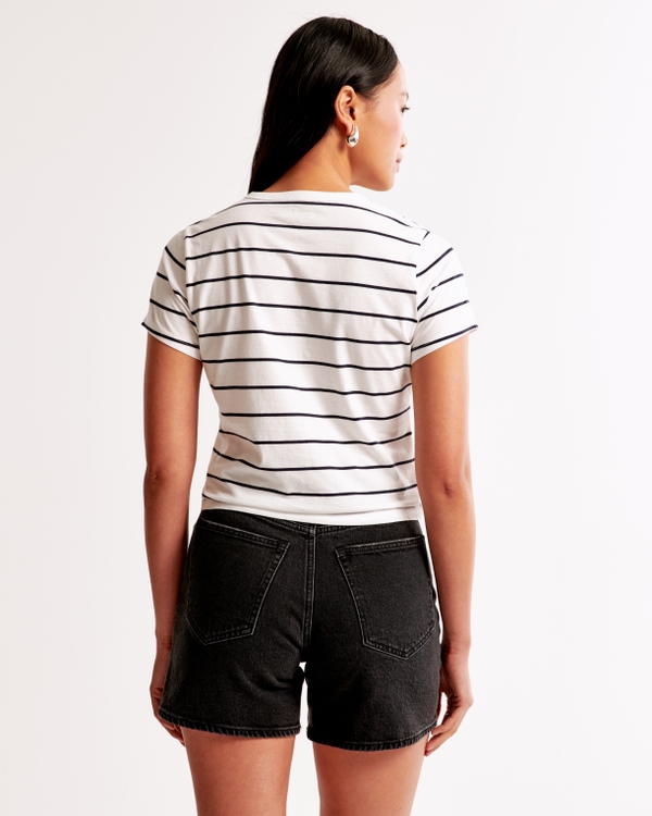 Essential Polished Body-Skimming Tee