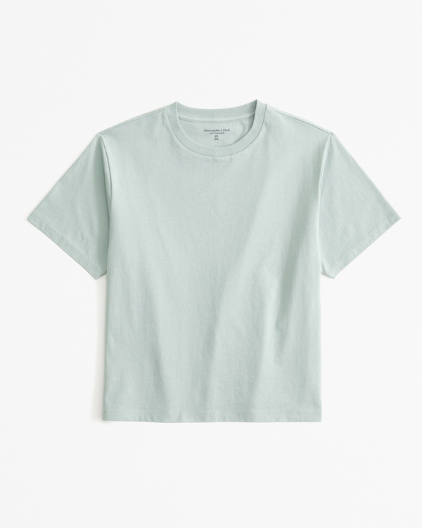 Essential Premium Polished Relaxed Tee, Green