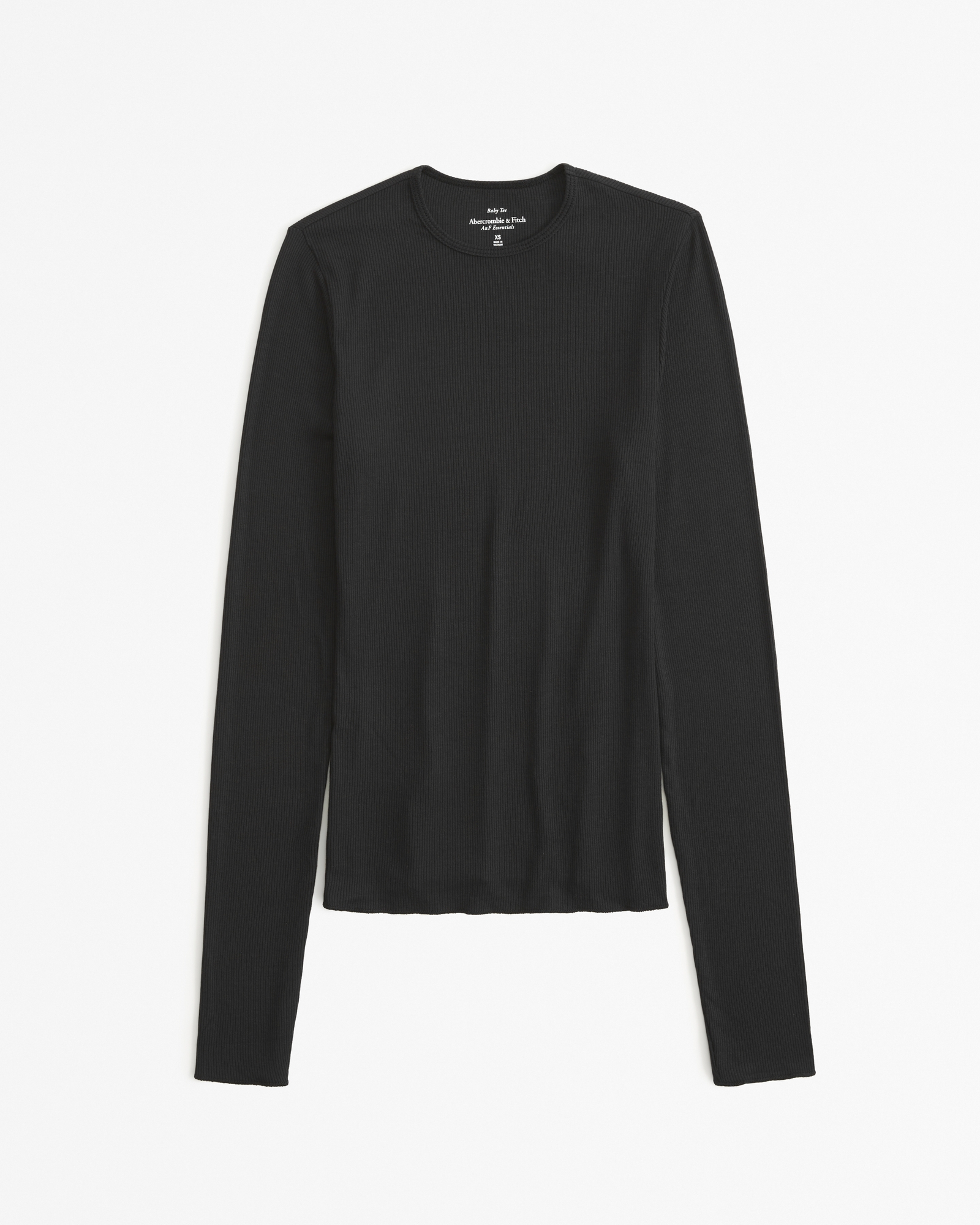 Long-Sleeve Featherweight Rib Tuckable Top