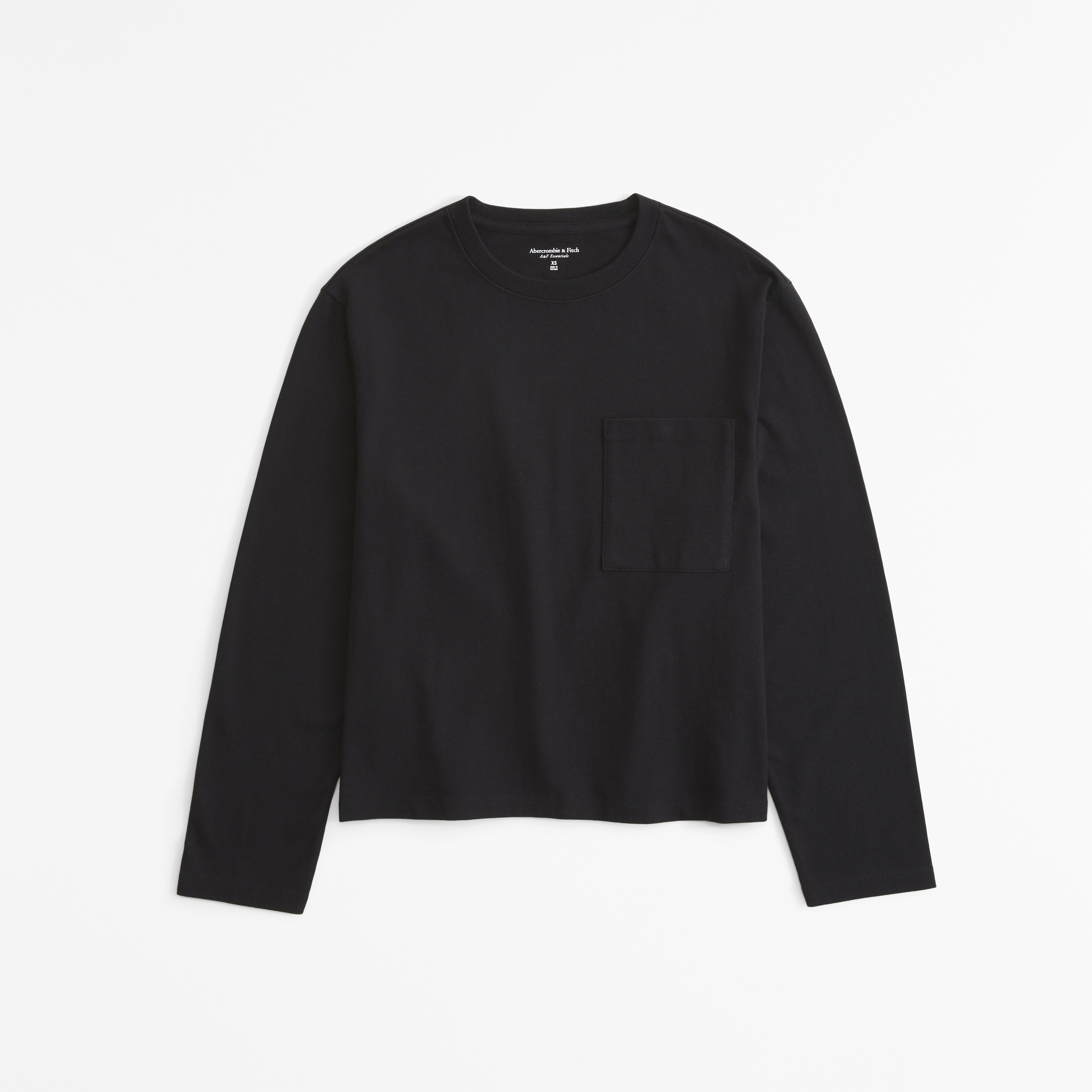 Abercrombie & Fitch Long-sleeve Jersey Easy Tee In Gold