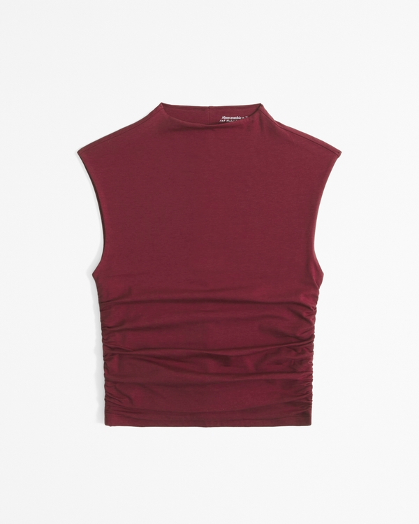 The A&F Paloma Top, Dark Burgundy