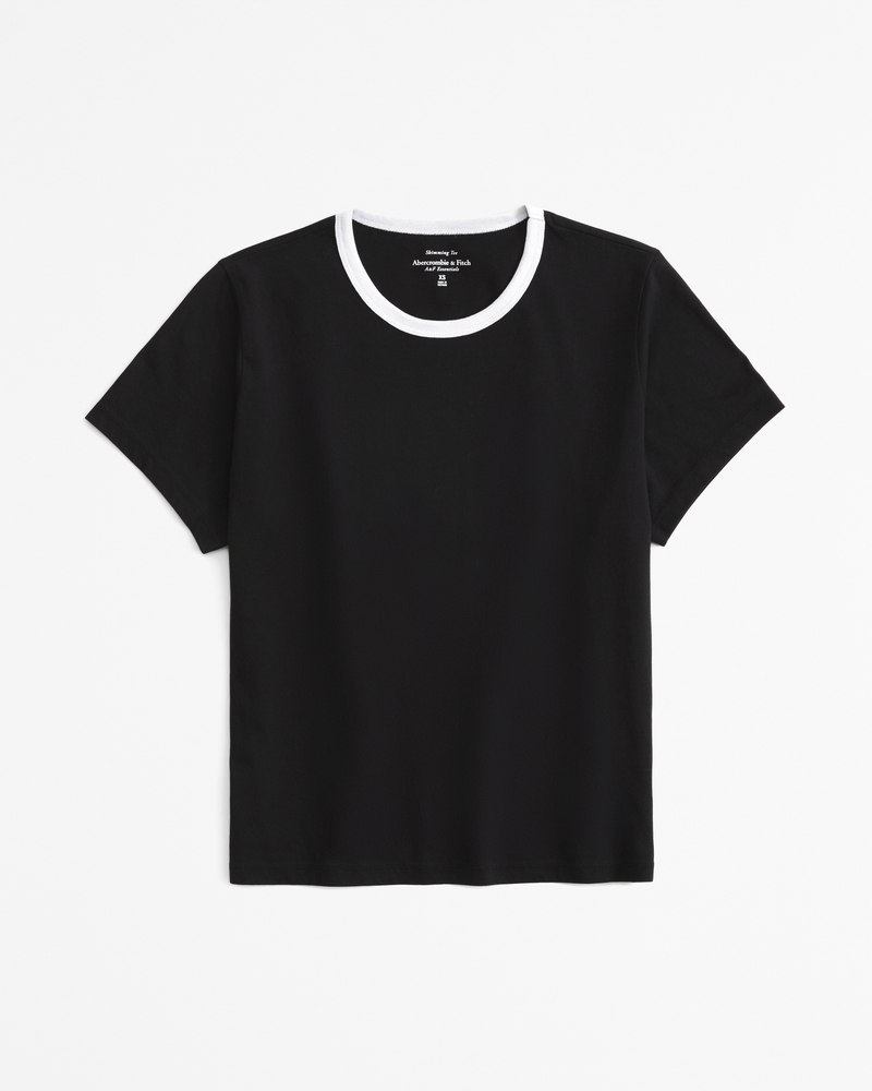 Essential Polished Body-Skimming Tee
