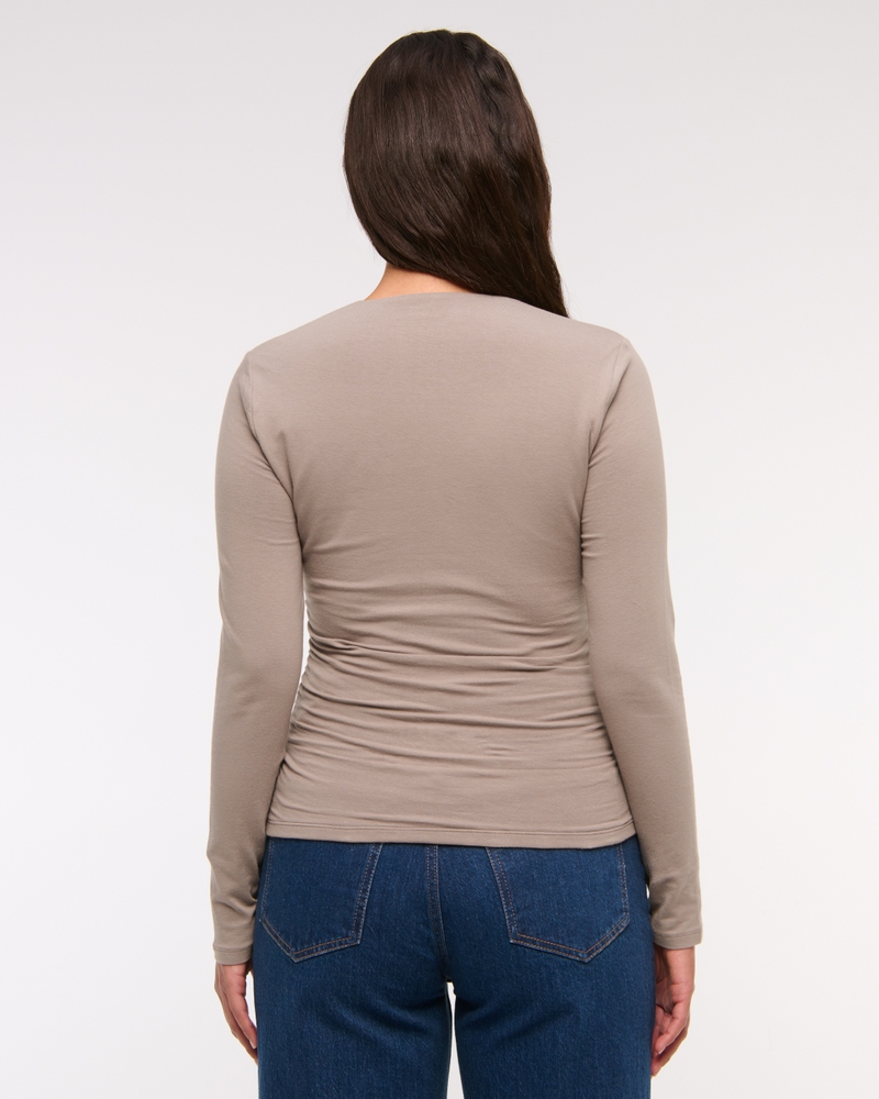 The A&F Ava Long-Sleeve Top