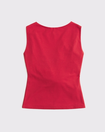 Women's Draped Cowl Hardware Back Top | Women's Tops | Abercrombie.com