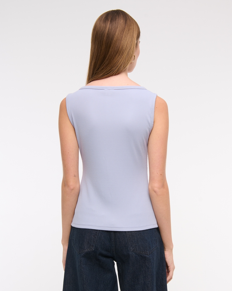 Slash Button-Through Top