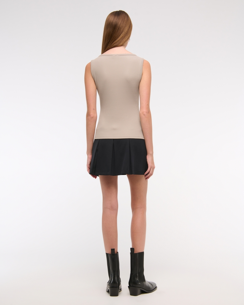 Slash Button-Through Top