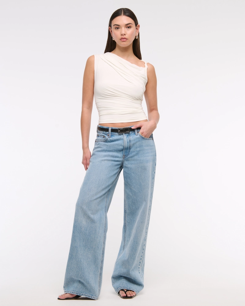 Draped Twist Top