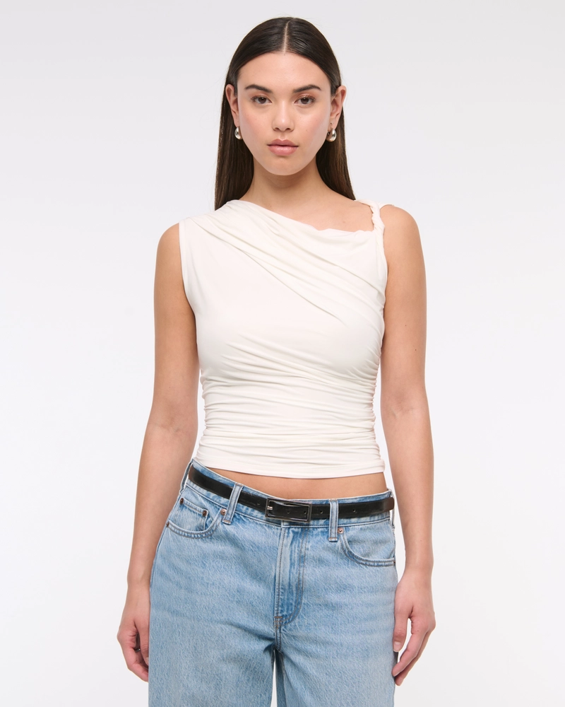 Draped Twist Top