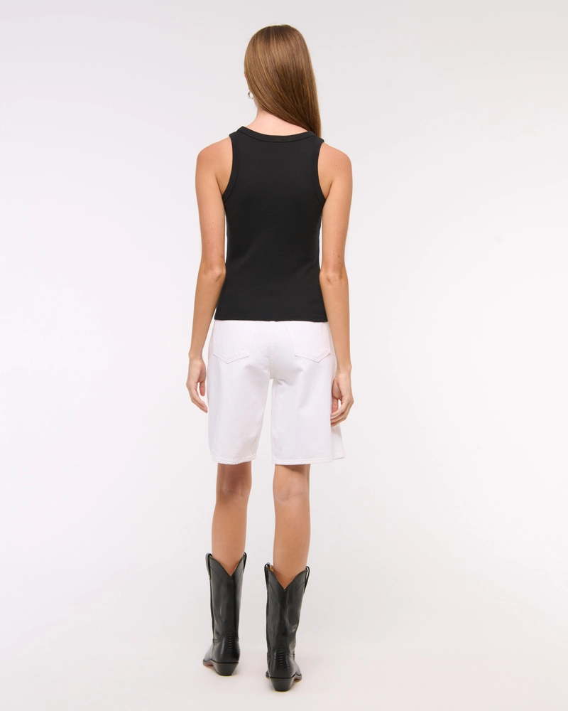 Vintage Rib Tuckable Crew Tank