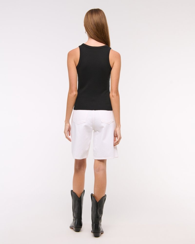 Vintage Rib Tuckable Crew Tank