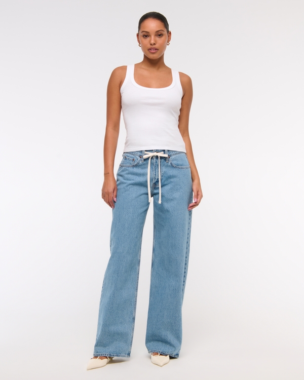 Vintage Rib Tuckable Scoopneck Tank