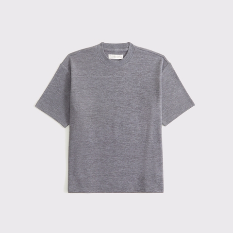Женские брюки Abercrombie & Fitch Short-Sleeve Lounge Micro-Waffle Top