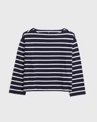 Long-Sleeve Heavyweight Jersey Slash Tee