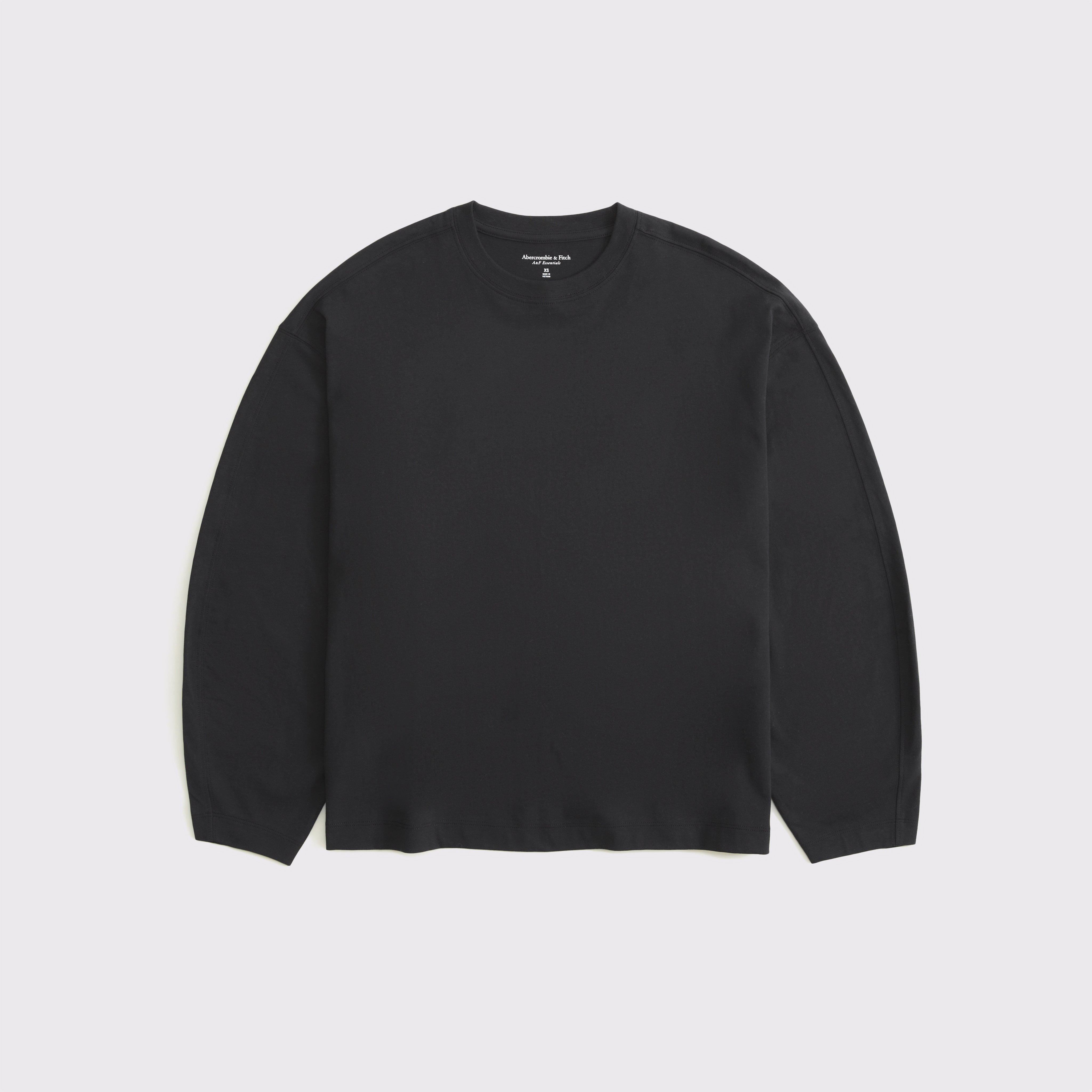 Abercrombie & Fitch Long-sleeve Barrel Tee In Black