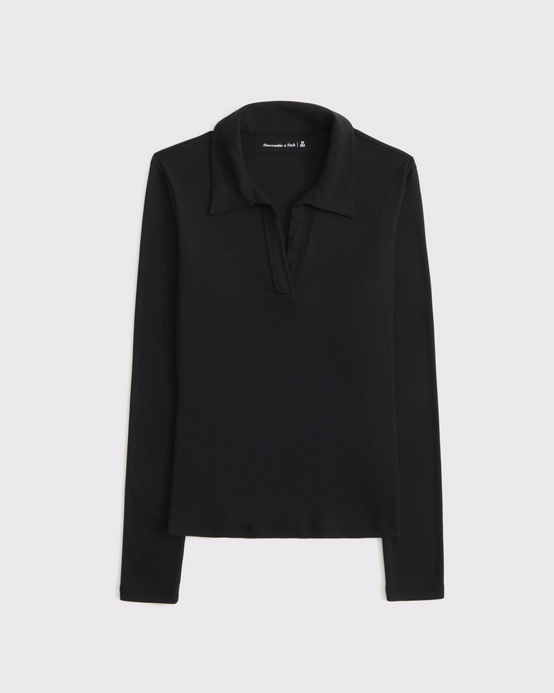 売れ筋商品|||カスパー カットソー トップス レディース Women's V-Neck Raglan-Long-Sleeve Blouse Blk WHBM_LS Vnk Empire Waist