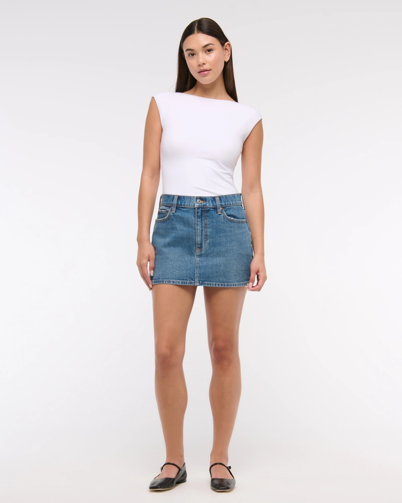 Grown-Over Scoop-Back Top
