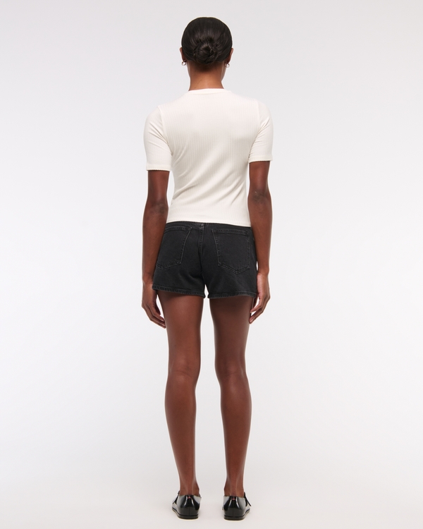 Half-Sleeve Henley Top