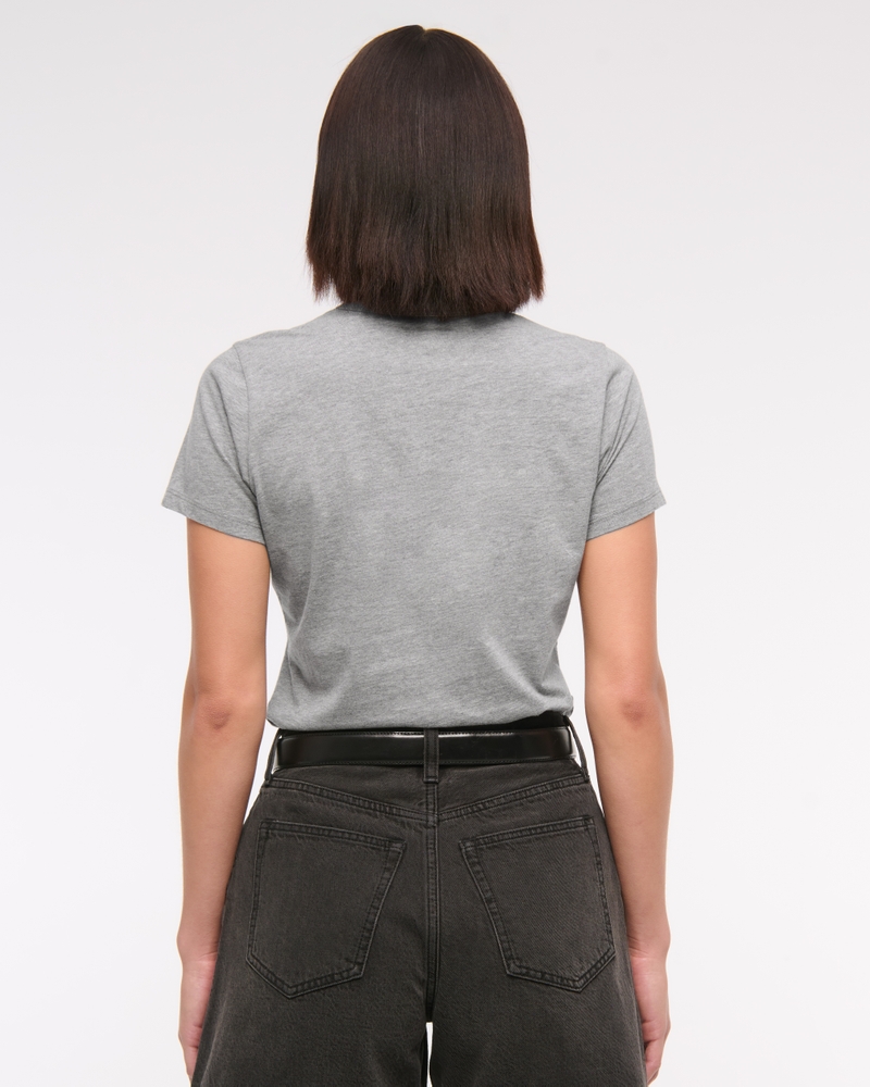 Essential Polished Body-Skimming Tuckable Tee