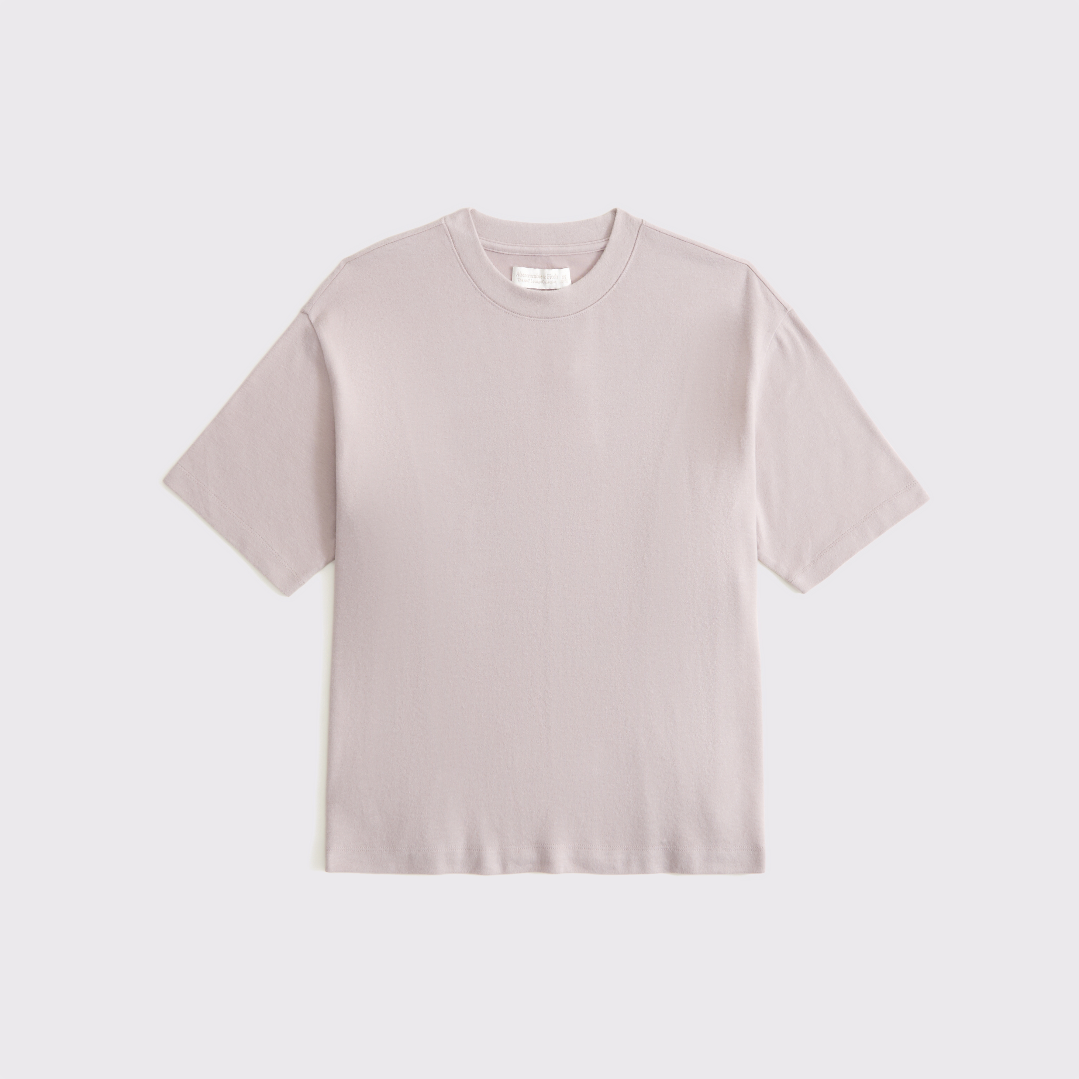 Abercrombie & Fitch Short-sleeve Cozy Lounge Knit Tee In Sand