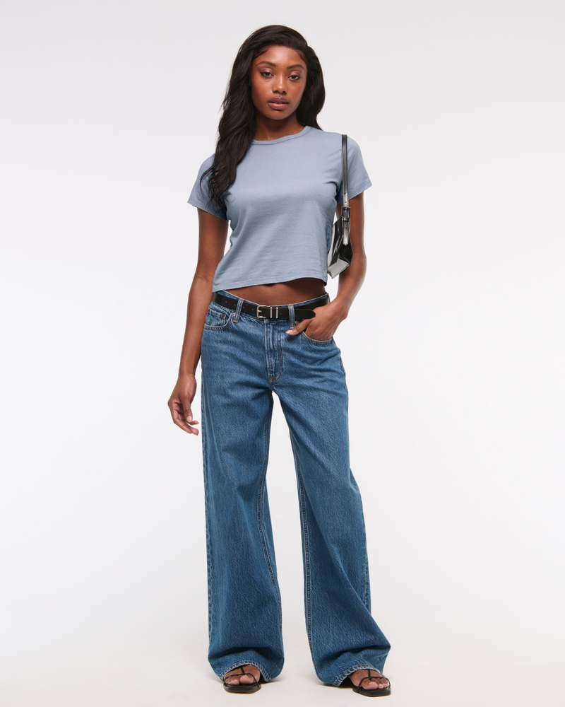 Essential Polished Body-Skimming Tee